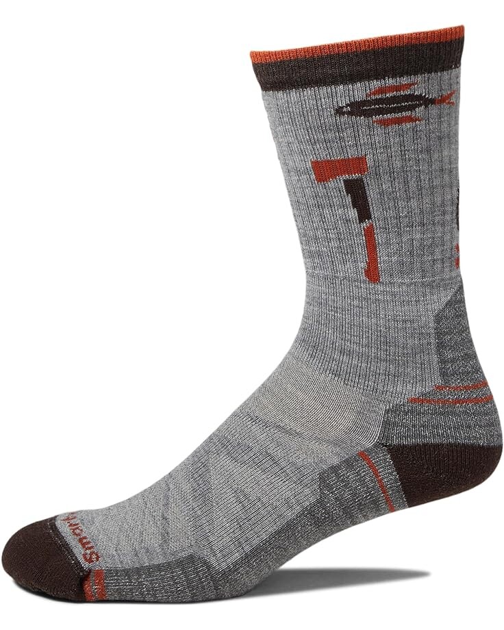 

Носки Smartwool Hike Light Cushion Camp Gear Crew, серый