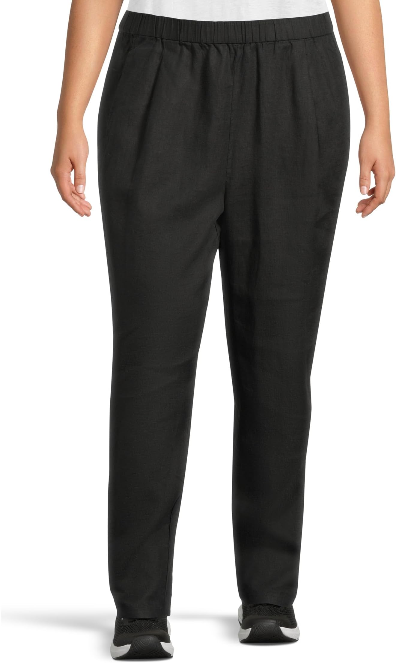 

Брюки Eileen Fisher Ankle Pleated Lantern Pants, черный