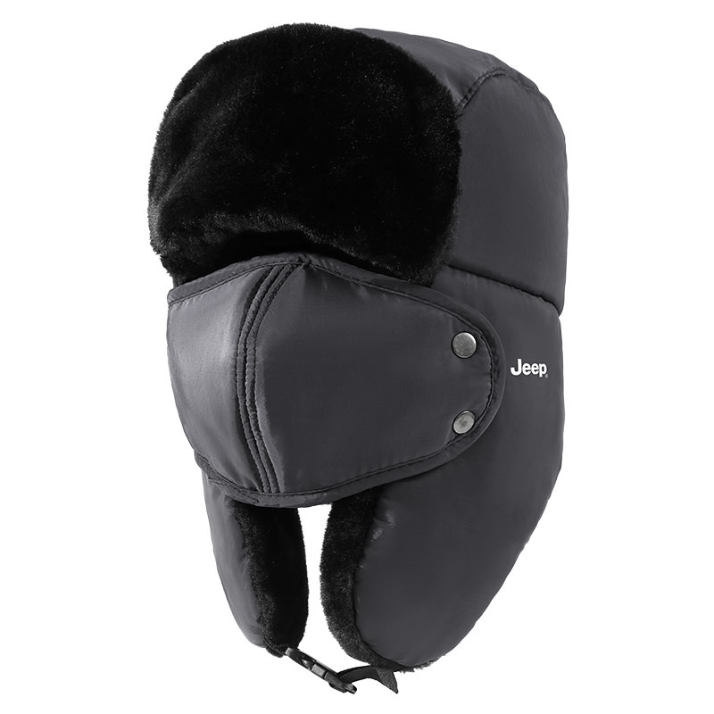 

Утепленная шапка-ушанка для мужчин Jeep, темно-серый