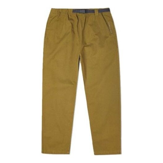 

Брюки woven straight-leg tapered casual pants 'dark moss green' Converse, зеленый