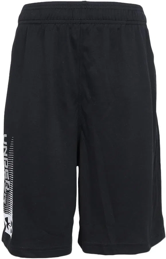 Детские шорты Under Armour с логотипом Tech Wordmark, (003) Black/Mod Gray/White