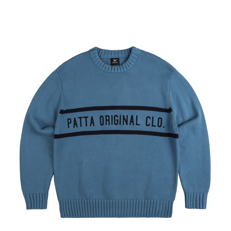 

Джемпер original clothing knitted jumper Patta, синий