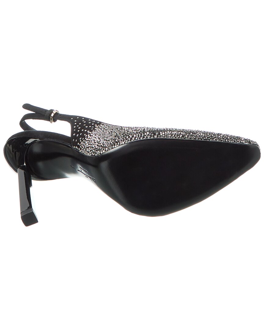 Ferragamo Jessie туфли-лодочки из замши Salvatore Ferragamo, черный — фото 4
