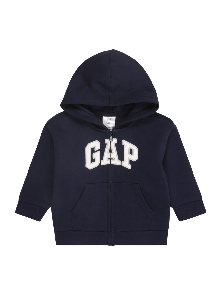 

Толстовка с капюшоном на молнии GAP, темно-синий