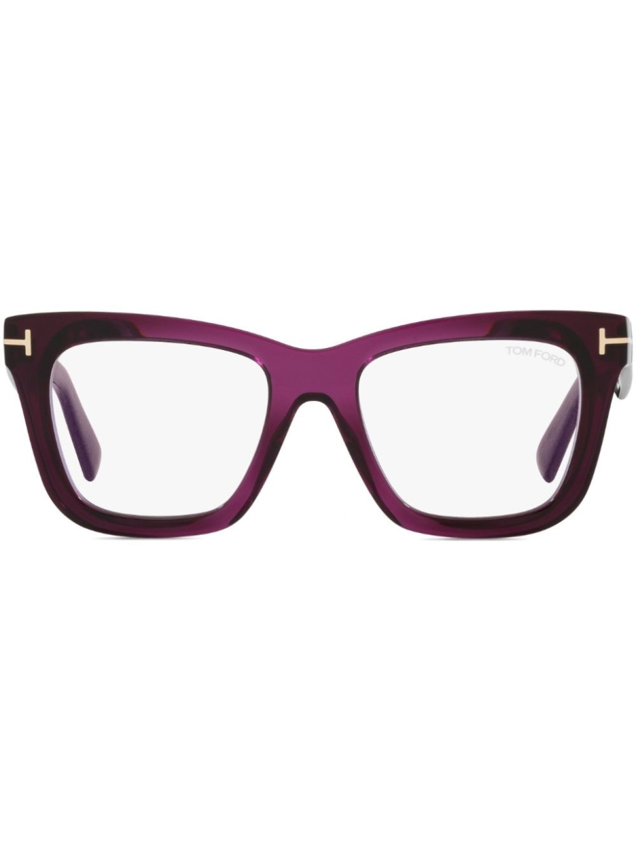 

TOM FORD Eyewear очки Blue Block в квадратной оправе, фиолетовый