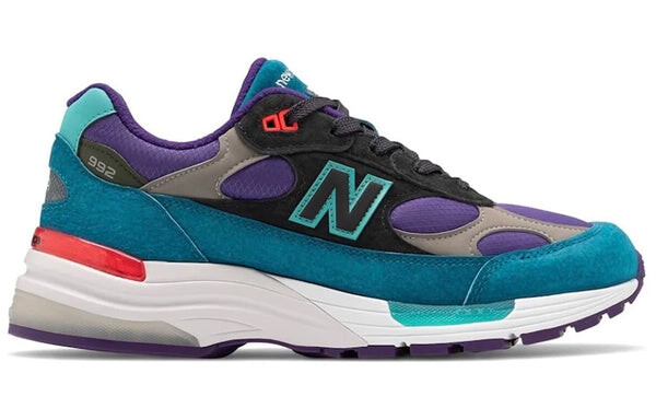 Кроссовки 992 сделано в сша New Balance, фиолетовый — фото 2