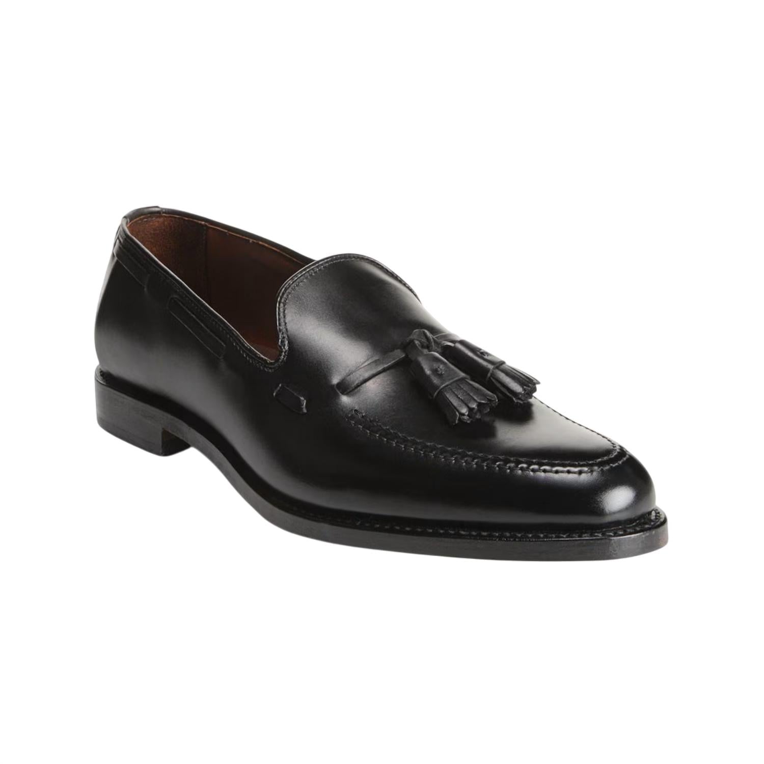 

Мужские мокасины Grayson Tassel черного цвета Allen Edmonds