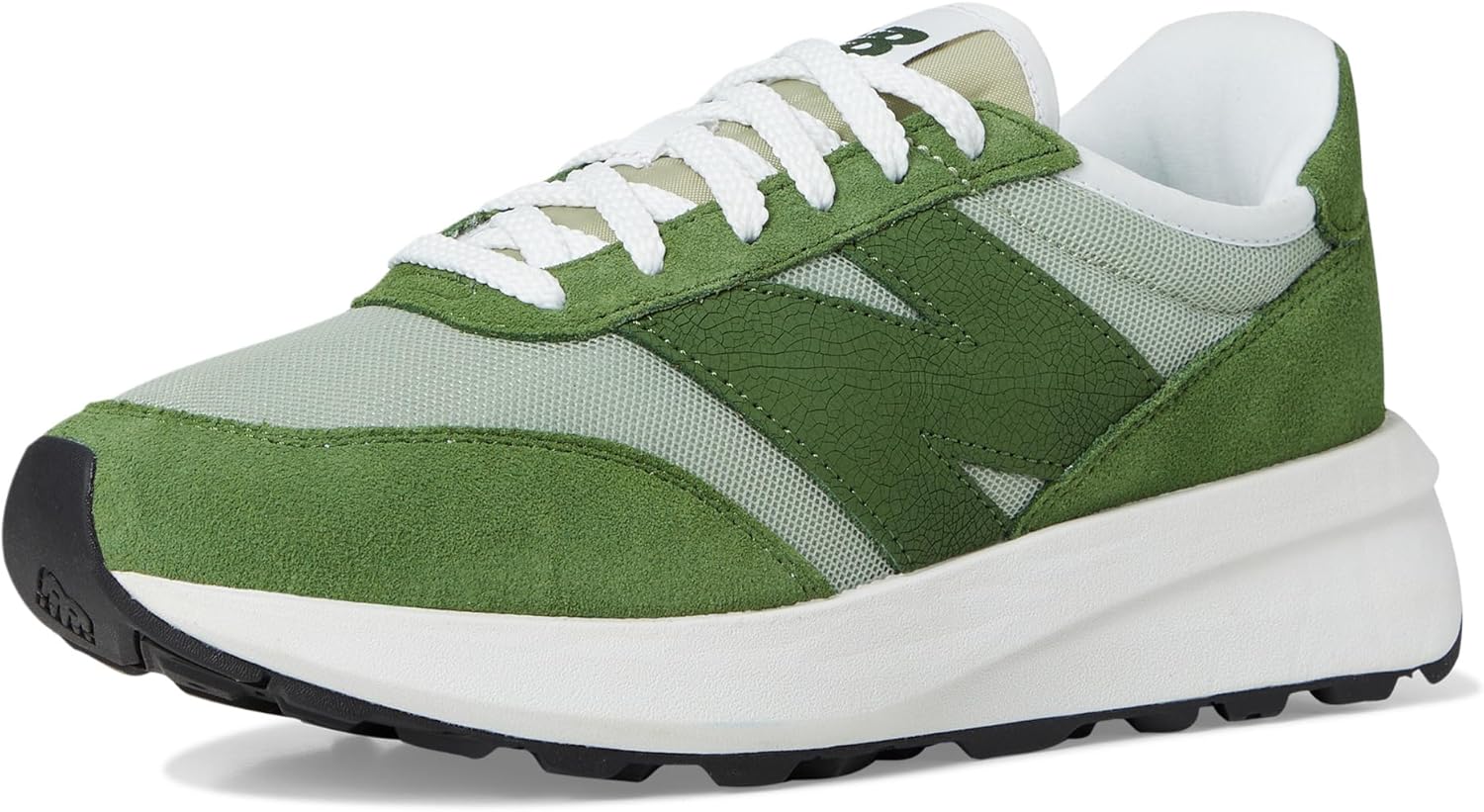 Кроссовки New Balance Unisex Adult 370, зеленый — фото 2