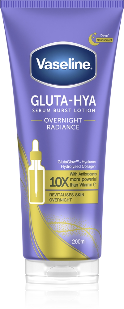 

Ночная сыворотка для сияния тела Gluta-Hya Vaseline, 200 мл