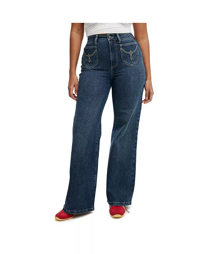 

Женские джинсы Curvy Stretch Wide COTTON ON, синий