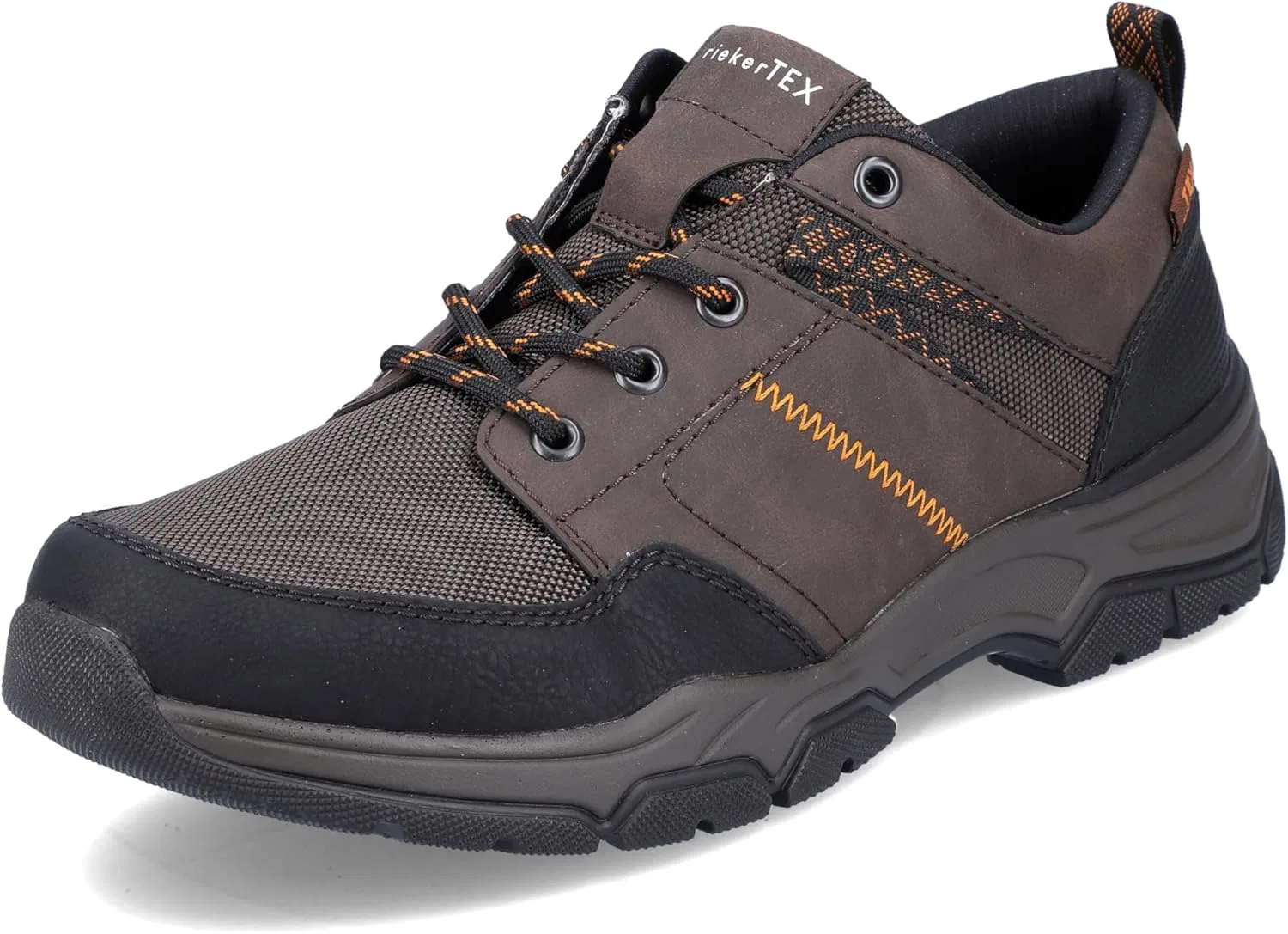 Мужские туфли Rieker 31212 на шнуровке, Brown Combi