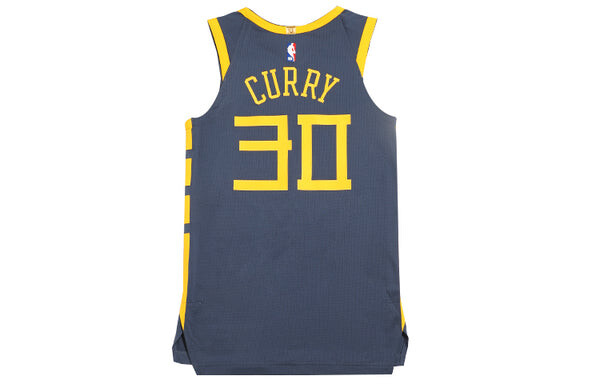 Спортивная футболка nba golden state warriors au player edition jersey blue gray Nike, серый — фото 2