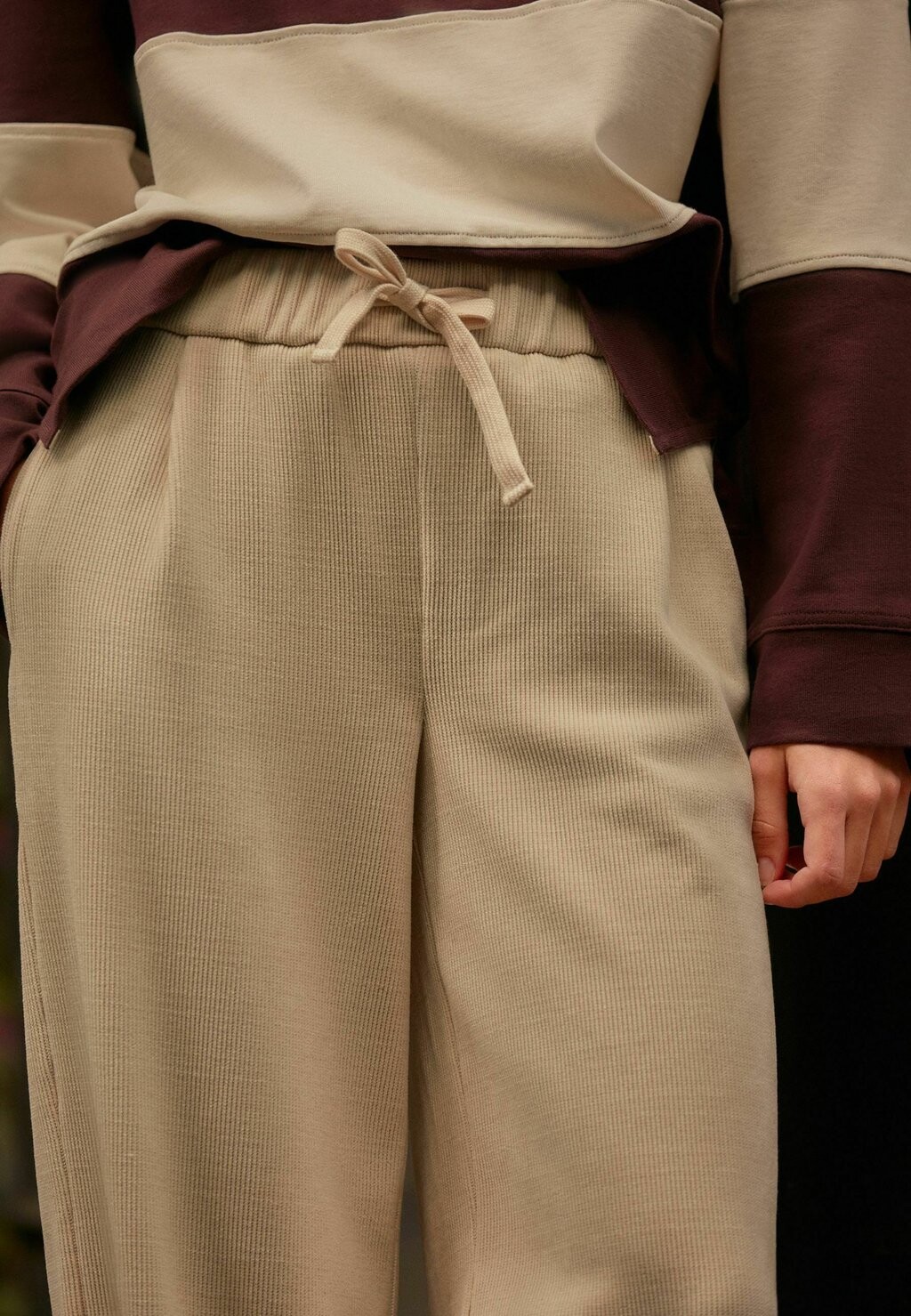 

Спортивные брюки PULL-ON WIDE LEG REGULAR FIT Next, бежевый
