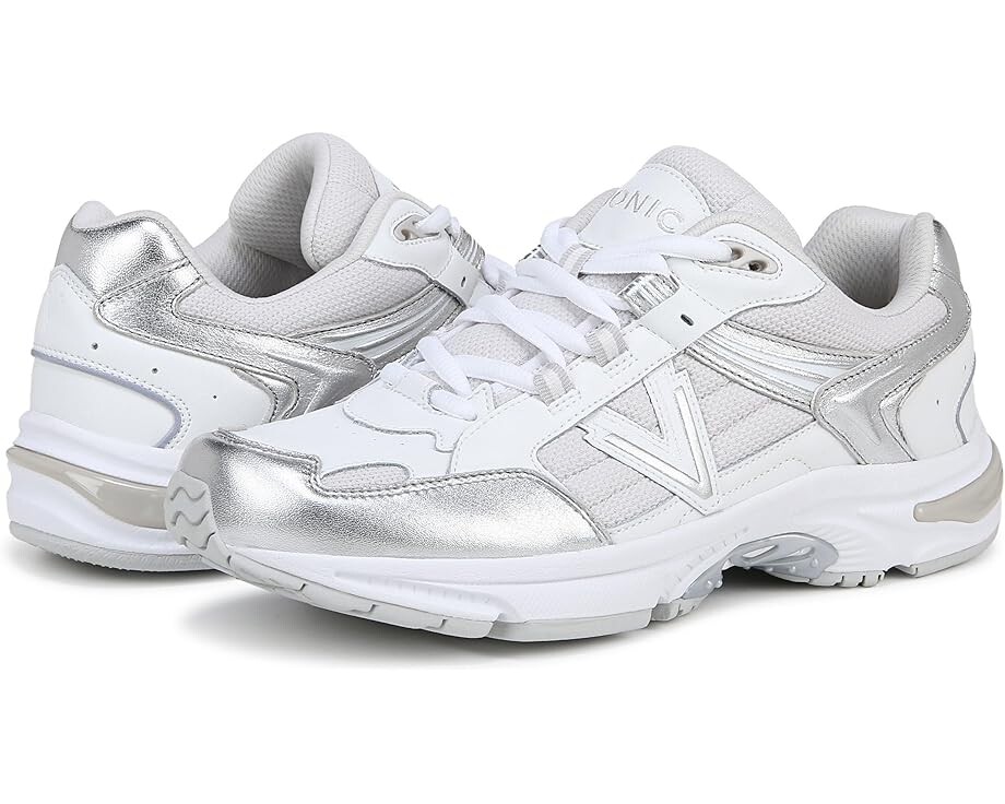 Кроссовки VIONIC 23Walk 2.0 Oxfords, цвет White & Silver Leather