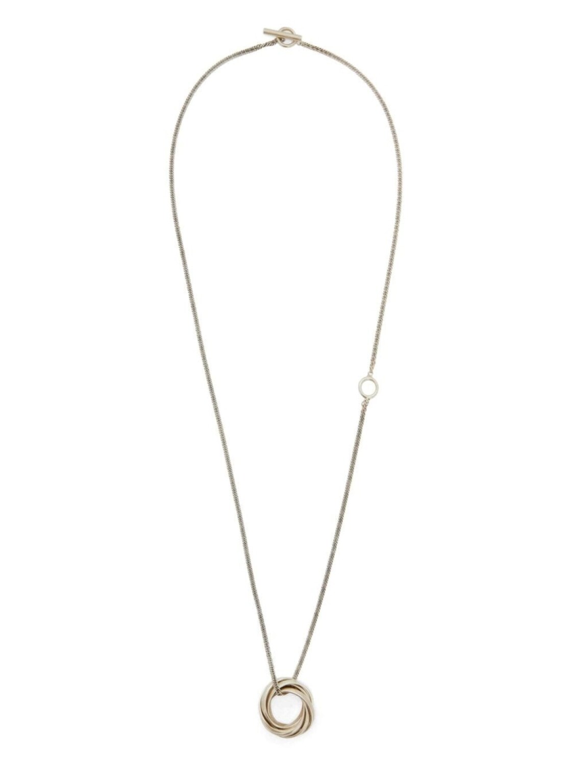 

Колье с подвеской Jil Sander, серебряный