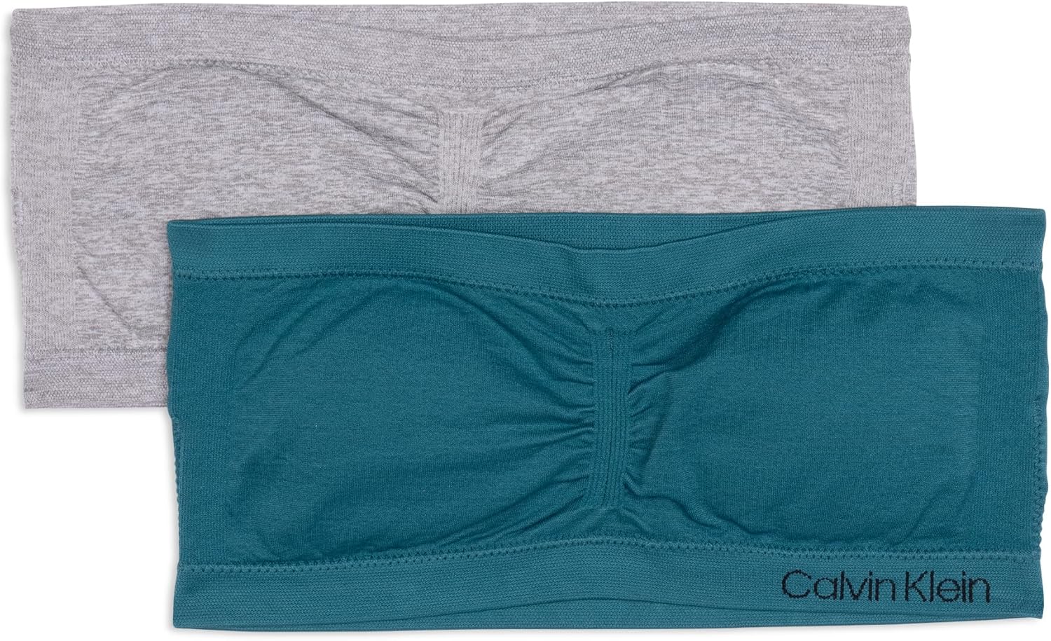 

Набор бесшовных бюстгальтеров-бандо для девочек Calvin Klein Girls, Pacific/Heather Gray