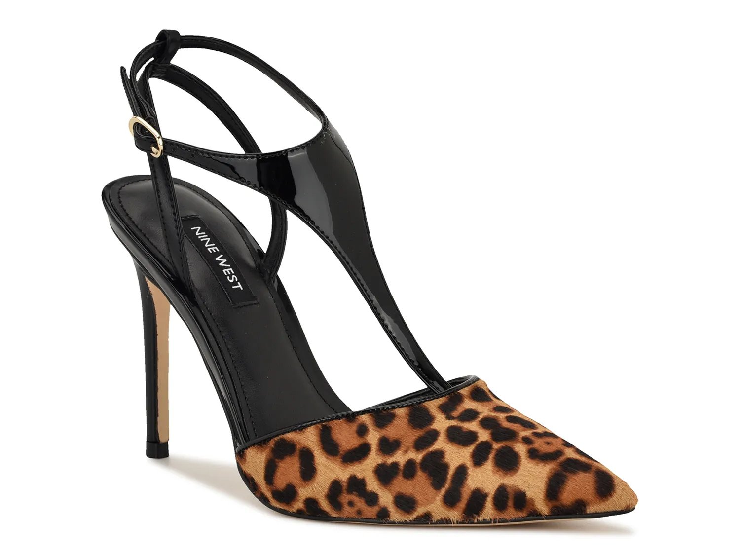 Туфли Nine West Fiesta Pump, Light Brown Leopard Print Leather/Calf Hair