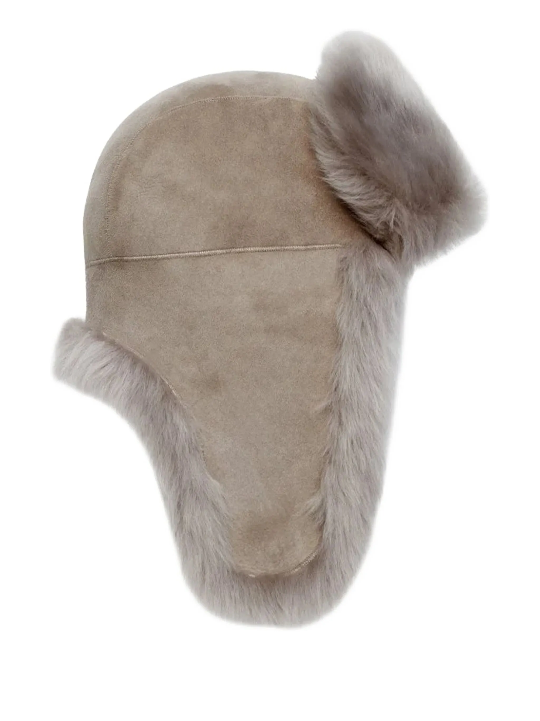 

Шляпа с меховой отделкой Bigardini, бежевый