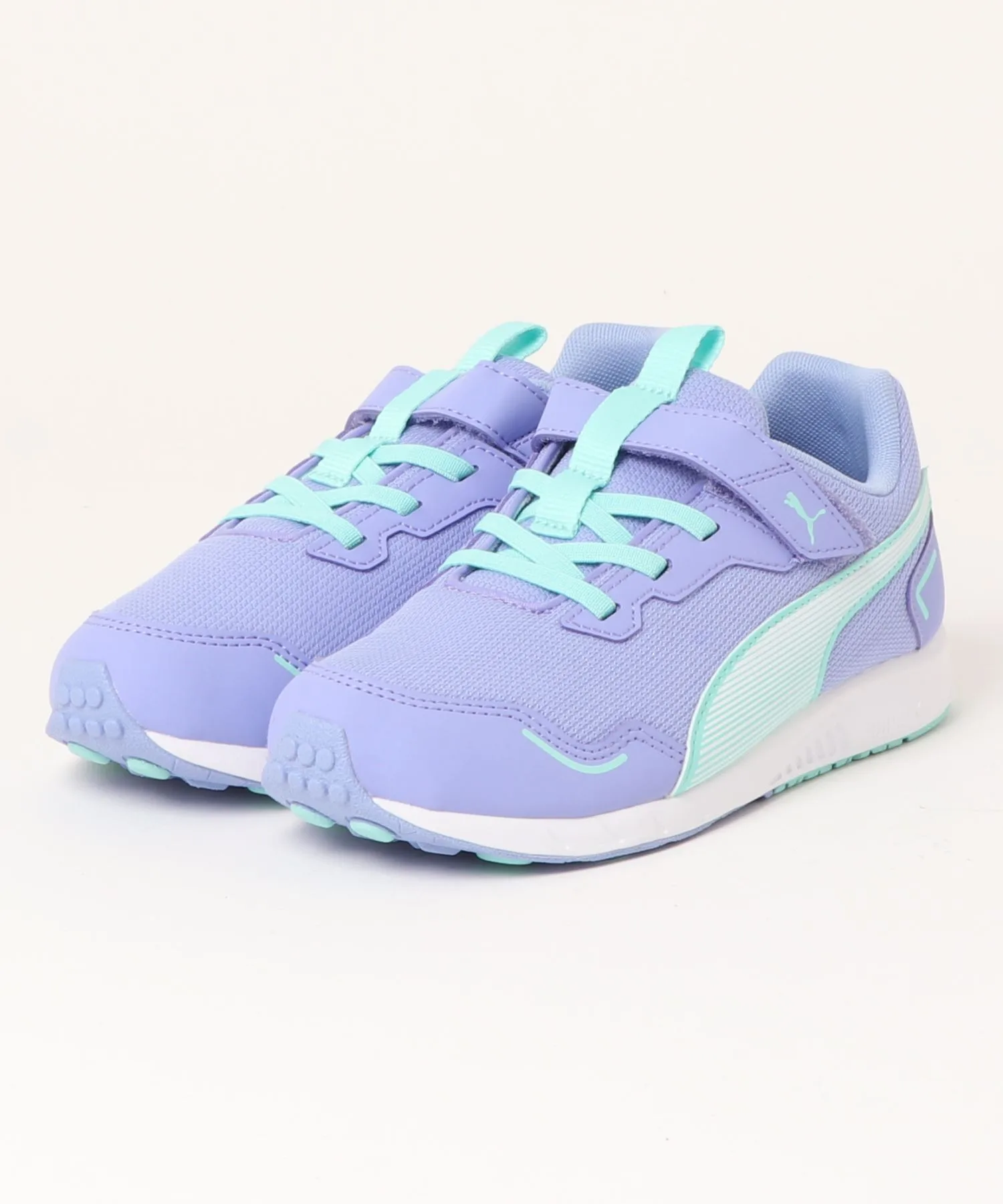 Детские кроссовки PUMA Speed Monster V4 с фиксацией стопы фиолетовые