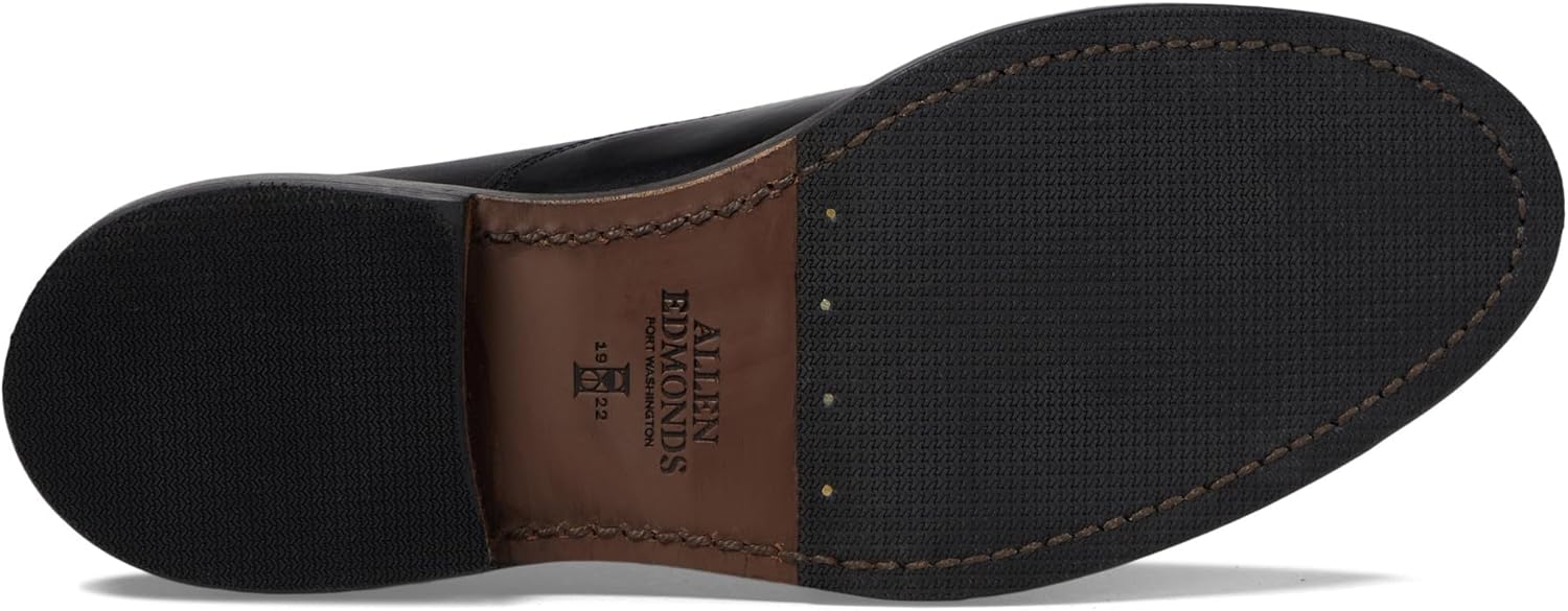 Мужские оксфорды Allen Edmonds Trevor с гладким носком, черный — фото 3