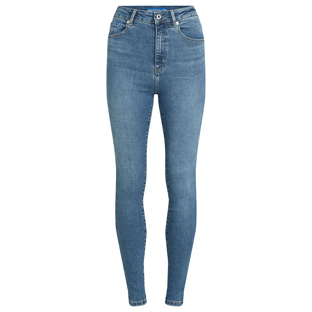 

Джинсы Karl Lagerfeld Skinny Fit high waist jeans, синий