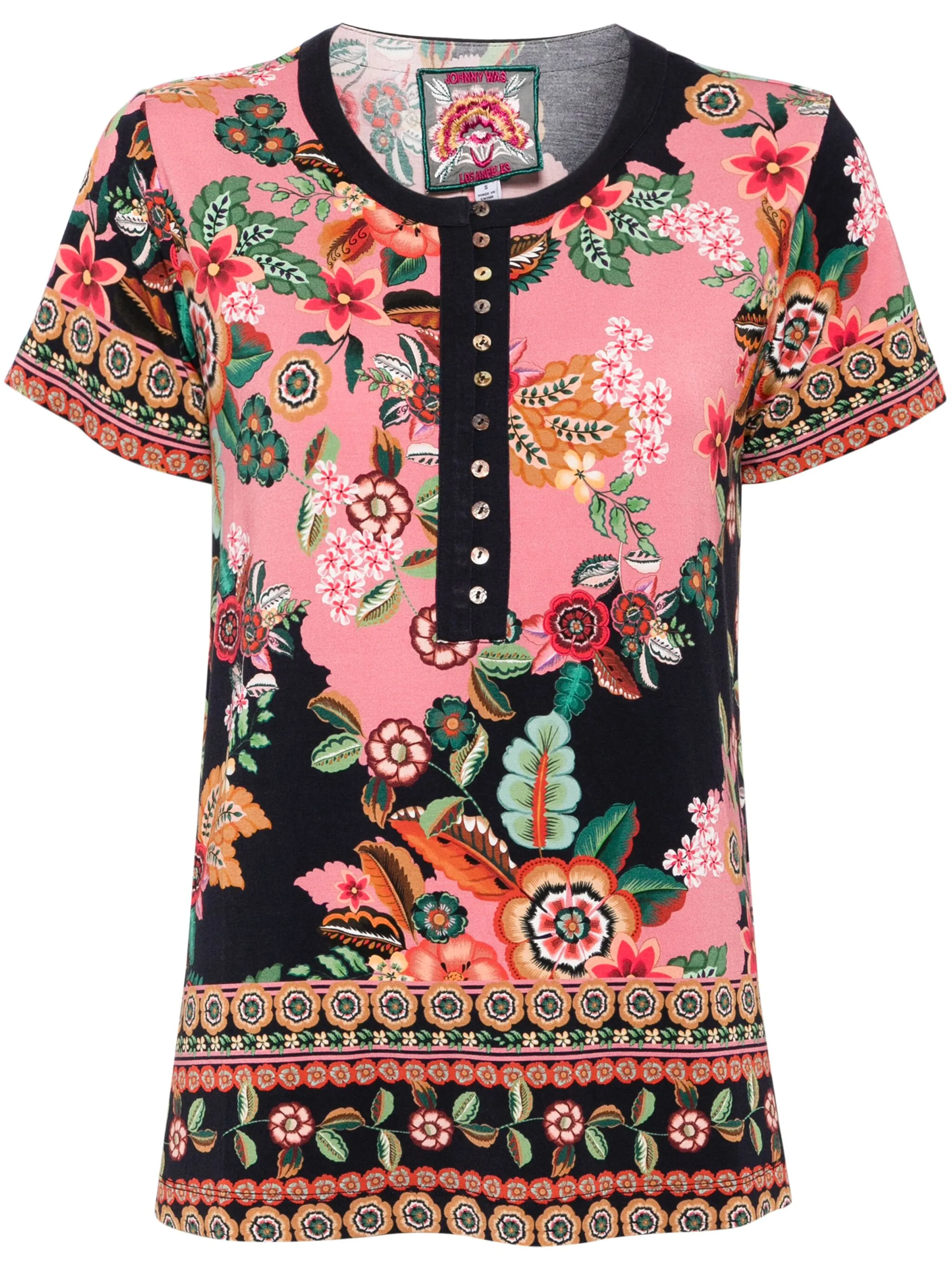 

Футболка The Janie Favorite Johnny Was, розовый