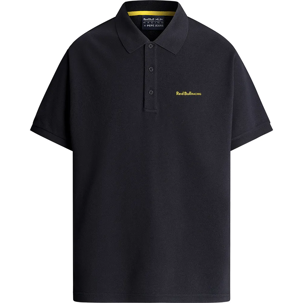 

Поло с коротким рукавом Red Bull Racing Elevated, черный