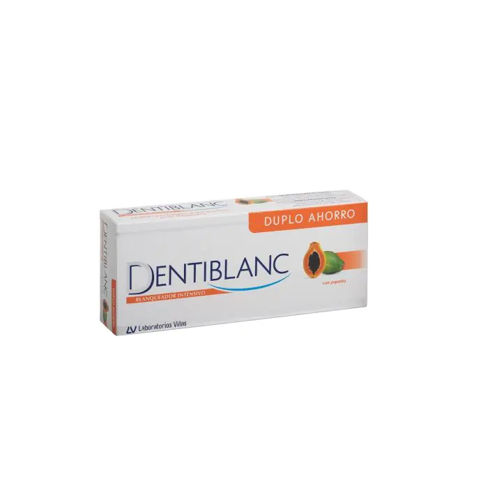 

Зубная паста blanqueador intensivo pasta de dientes blanqueadora Dentiblanc, объем 2 x 100 мл