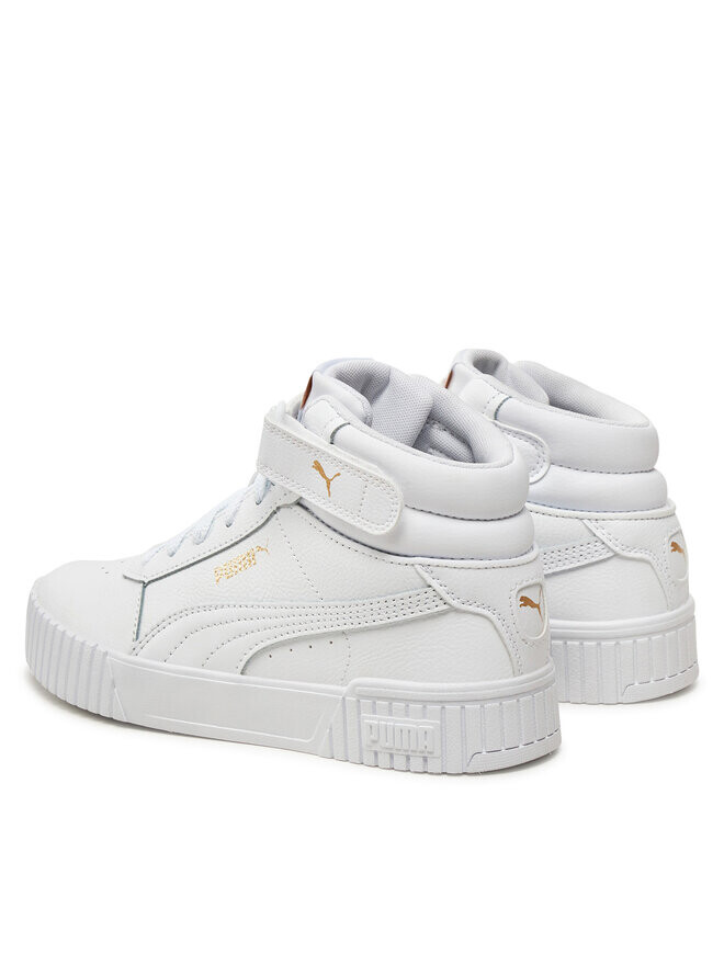 Кроссовки Puma Carina 2.0 Mid Jr 387376 03, белый — фото 3