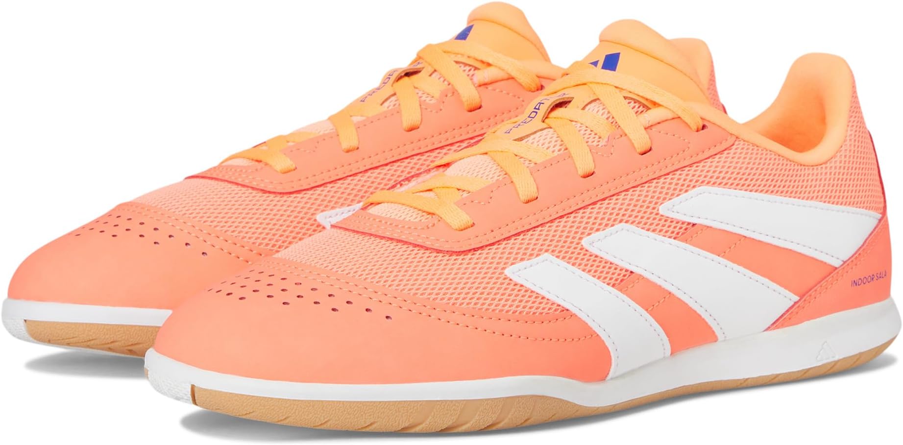 Кроссовки adidas Predator Club Indoor Soccer Cleats, цвет Signal Coral/White/Beam Orange