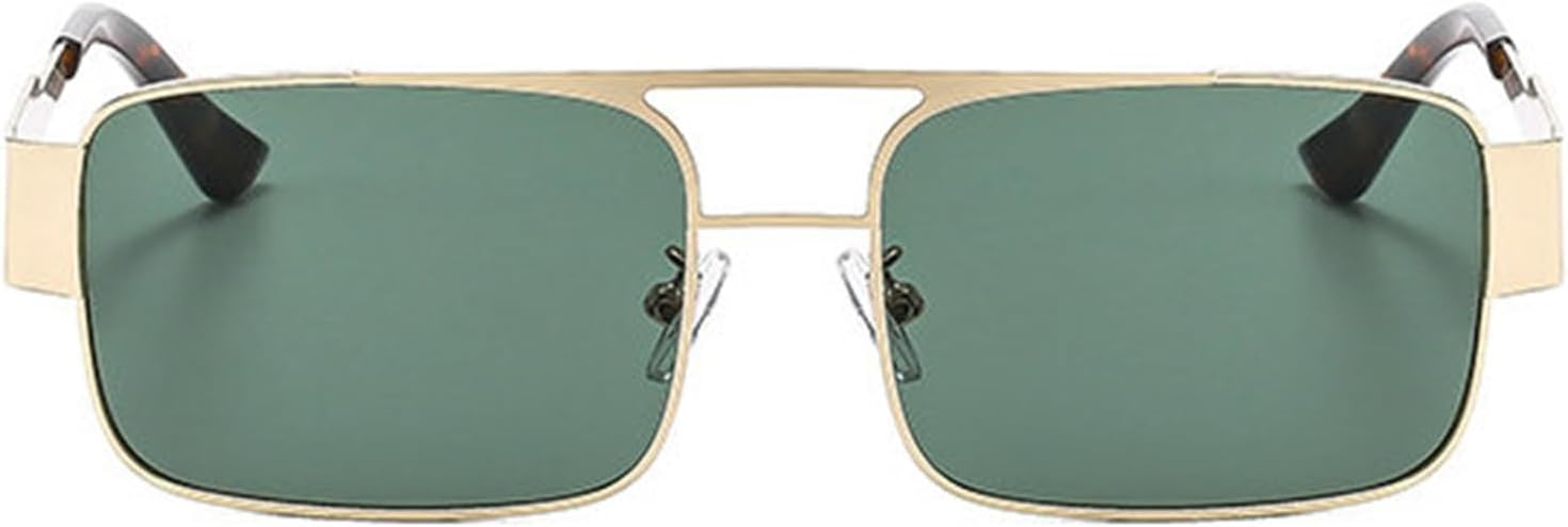 

Солнцезащитные очки Willochra в стиле ретро, ​​классические квадратные, для женщин и мужчин, модные, с двойным лучом, трендовые, черные, синие, панк, солнцезащитные очки UV400, C2