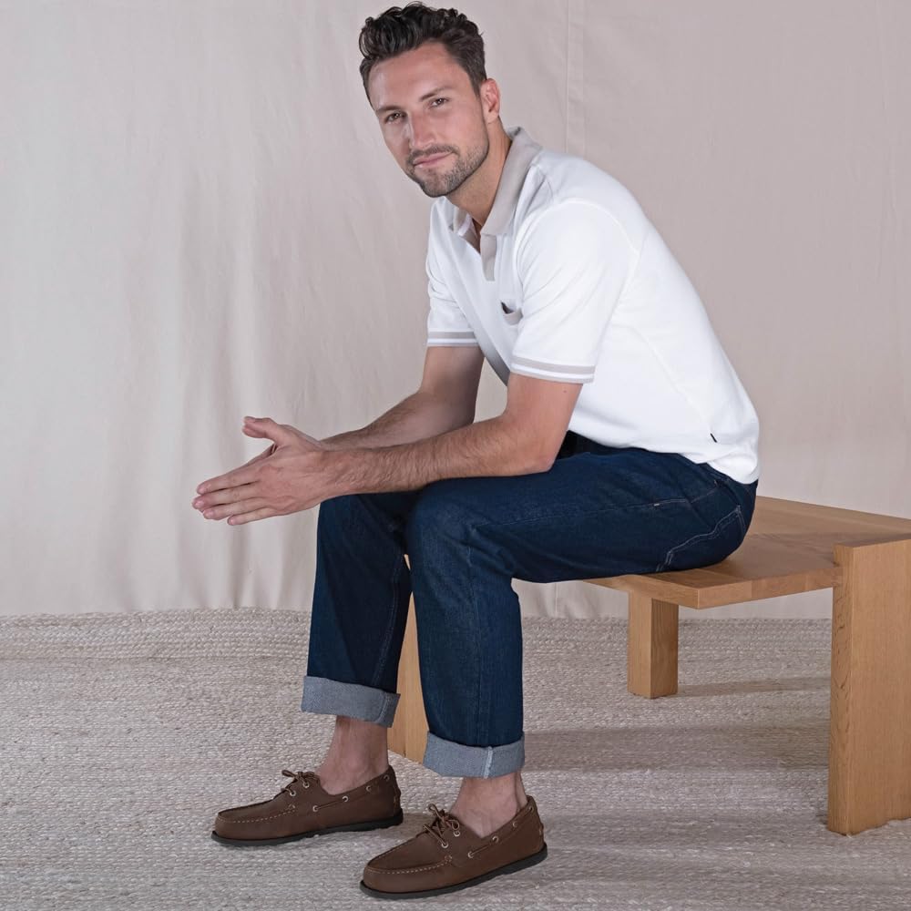 Мужские лодочные туфли DOCKERS Vargas, классические кожаные повседневные туфли для мужчин — фото 2