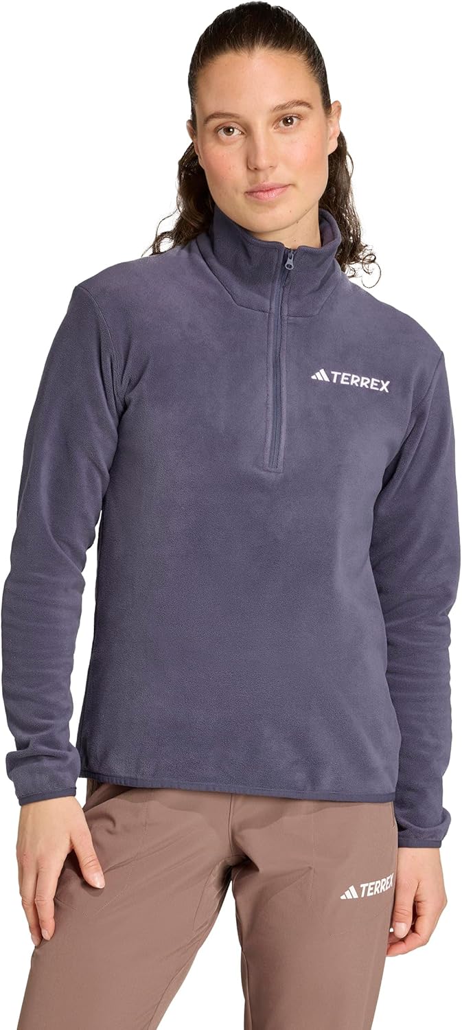 

Женская флисовая куртка Adidas Essentials для активного отдыха, фиолетовый