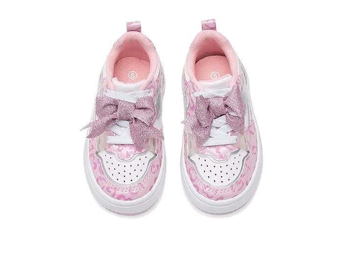 Кроссовки с леопардовым принтом Cheetah Print Court Sneakers Ground Up, Marble Black — фото 3