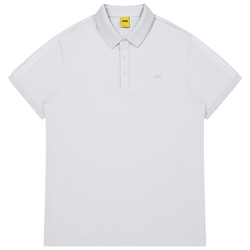 

Футболка-поло Unisex с воротником, тонкая, прямого кроя Jeep, серый