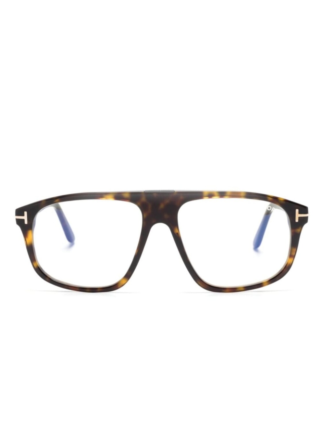 

TOM FORD Eyewear очки-пилоты черепаховой расцветки, коричневый