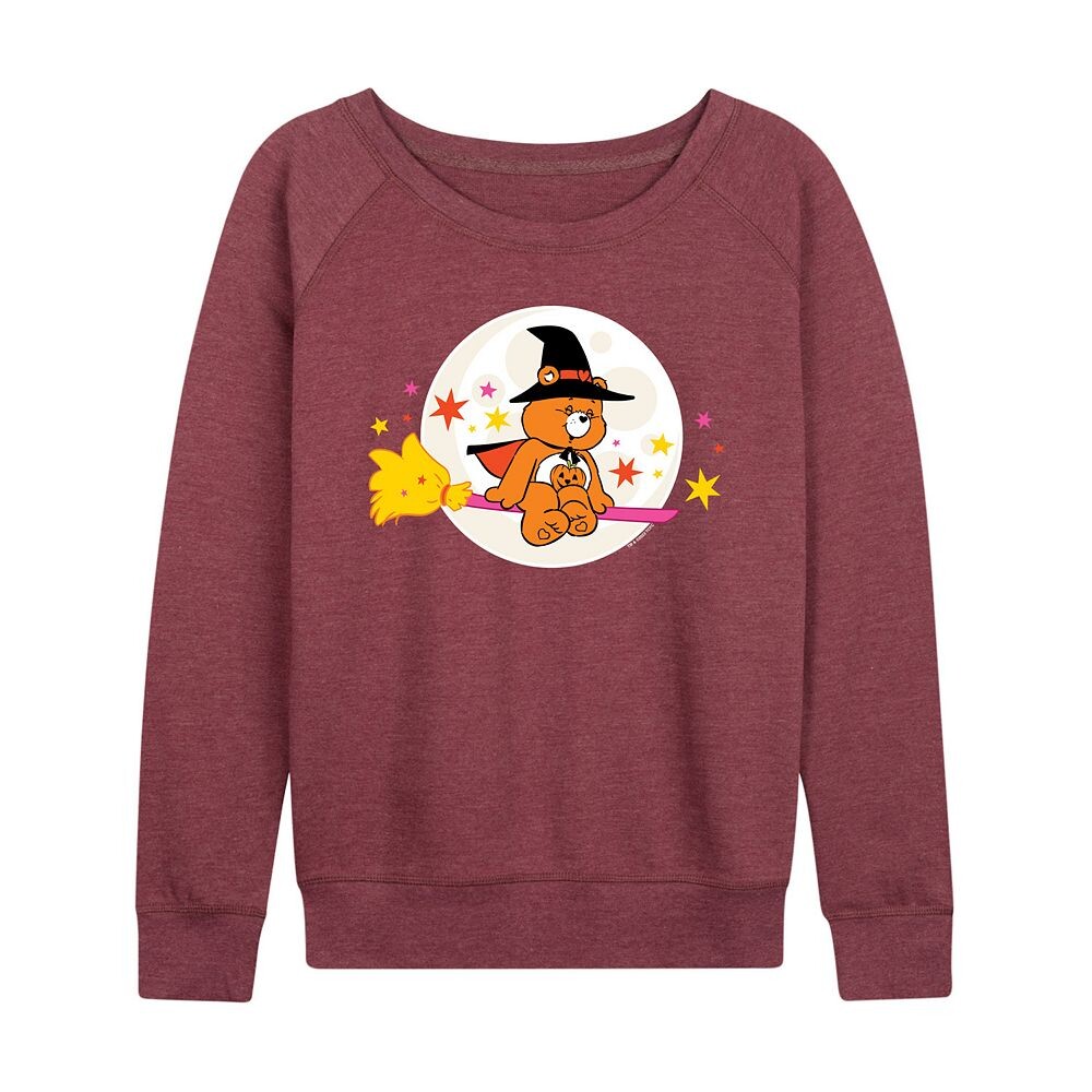 

Женский легкий свитшот из френч-терри с изображением мишек Care Bears Halloween Witch Licensed Character, цвет Heather Dark Red