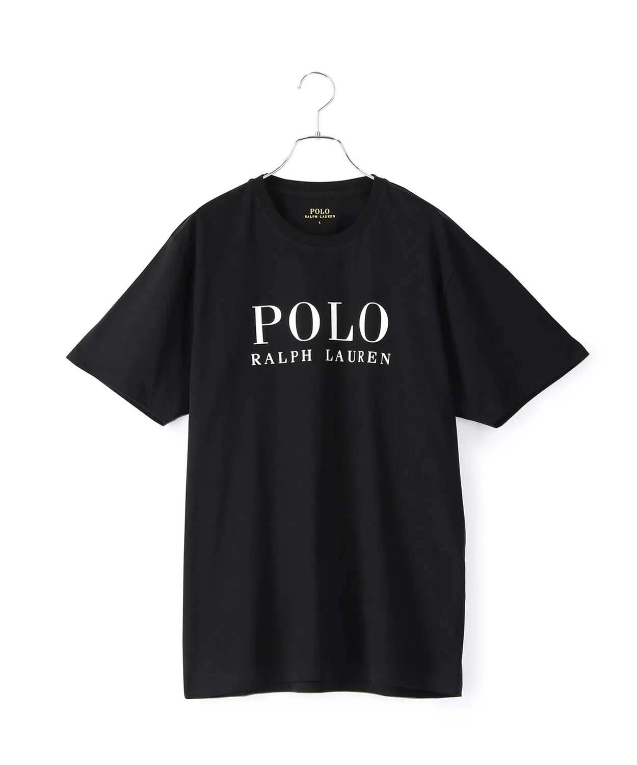 Футболка с графическим принтом Polo Ralph Lauren, органический хлопок, черный