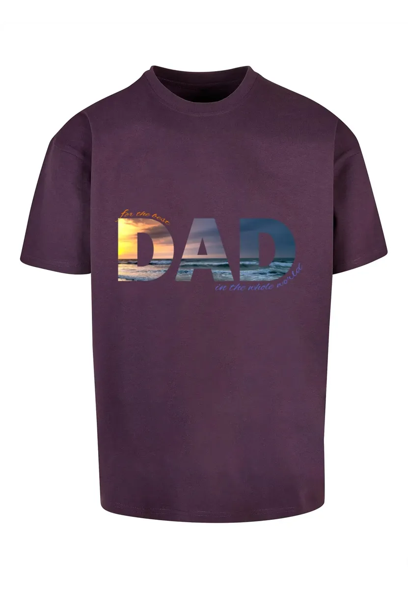 

Футболка Merchcode "Tee Oversize Merchcode Herren For The Best Dad", цвет Purplenight