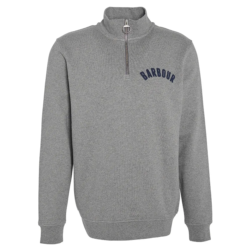 

Толстовка Barbour Cotes half zip, серый
