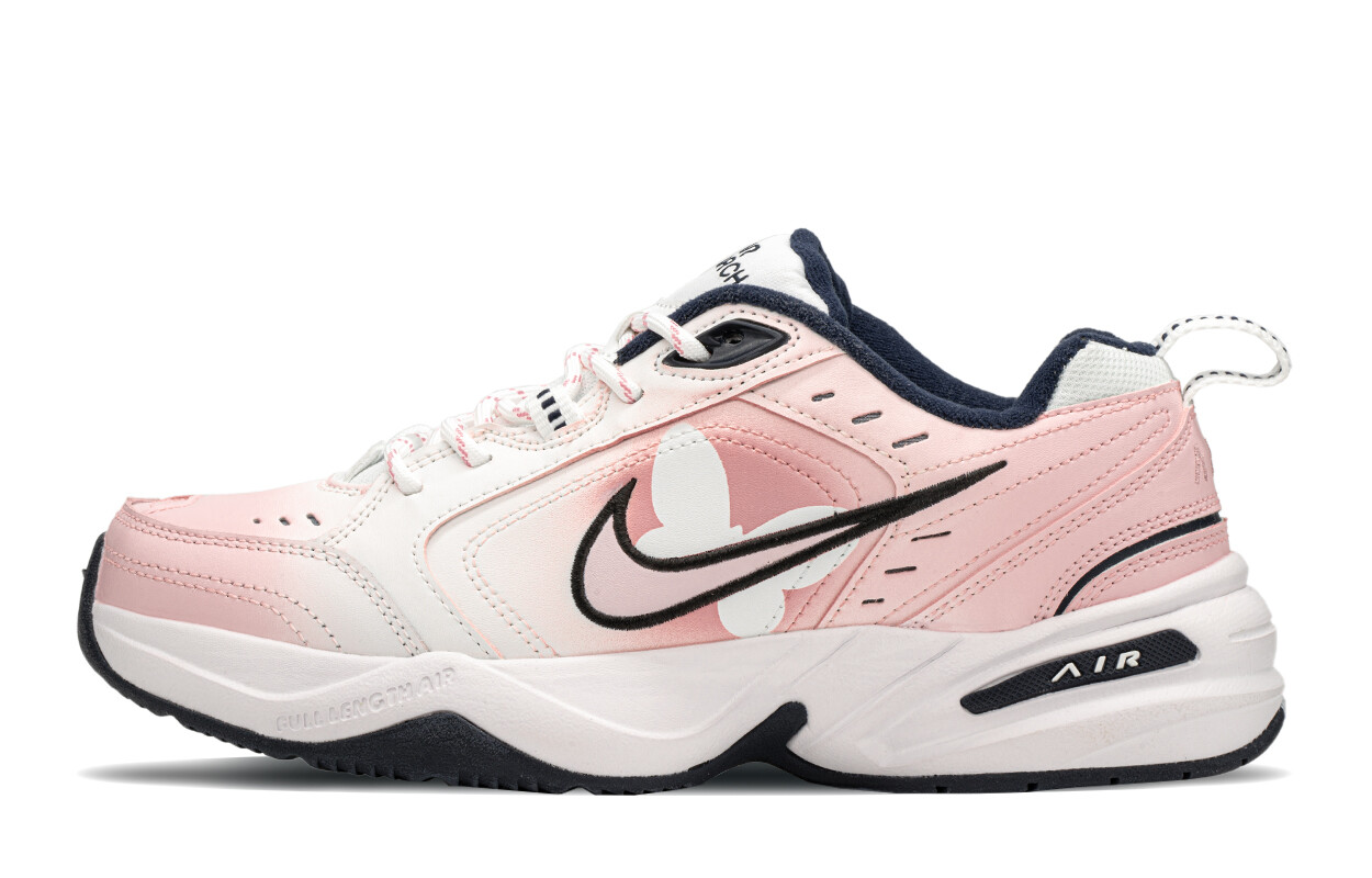 

Кроссовки Nike Air Monarch 4 Chunky Sneakers Unisex Low-top White/pink, белый