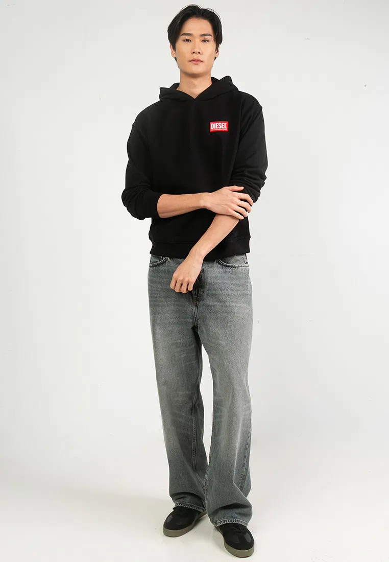 Худи, Box Logo Diesel, черный — фото 4