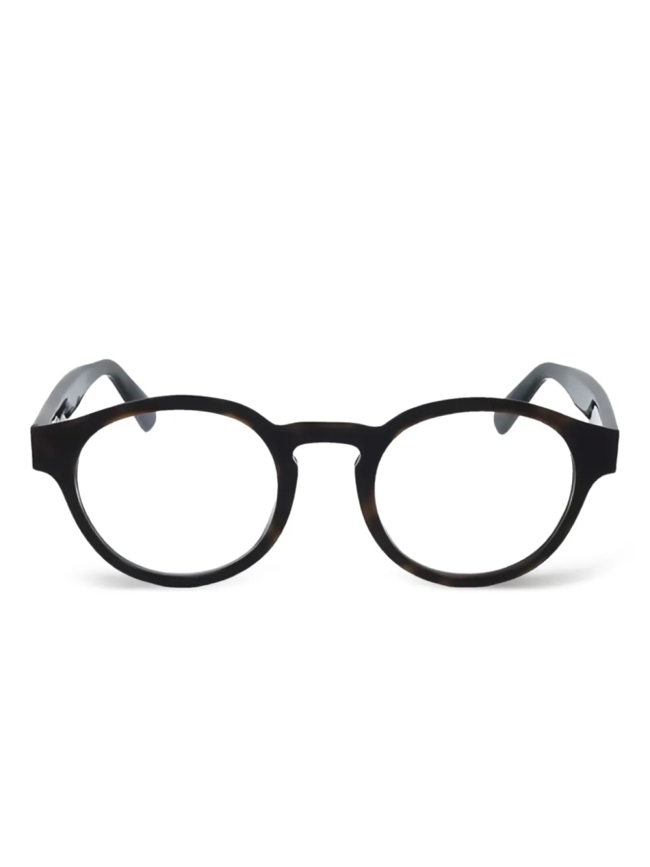 

Очки в круглой оправе Moncler Eyewear, черный