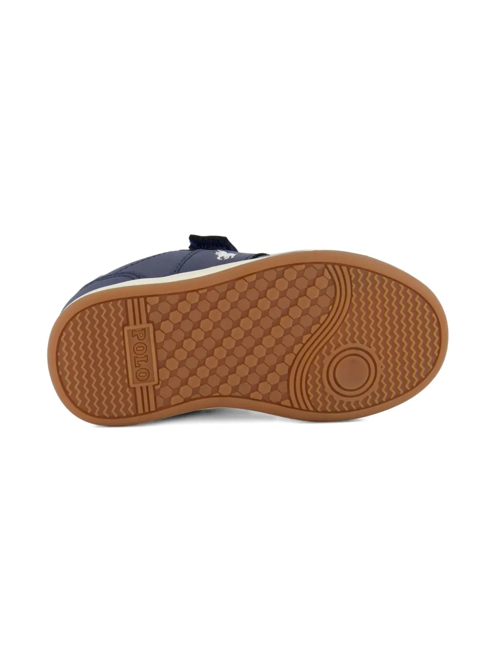 Кроссовки с ремешками и утепленной отделкой POLO RALPH LAUREN KIDS, синий — фото 3