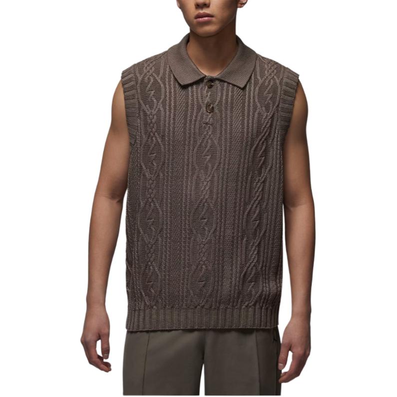 

Nike Трикотажная мужская поло с воротником оливково-серого цвета Moderate