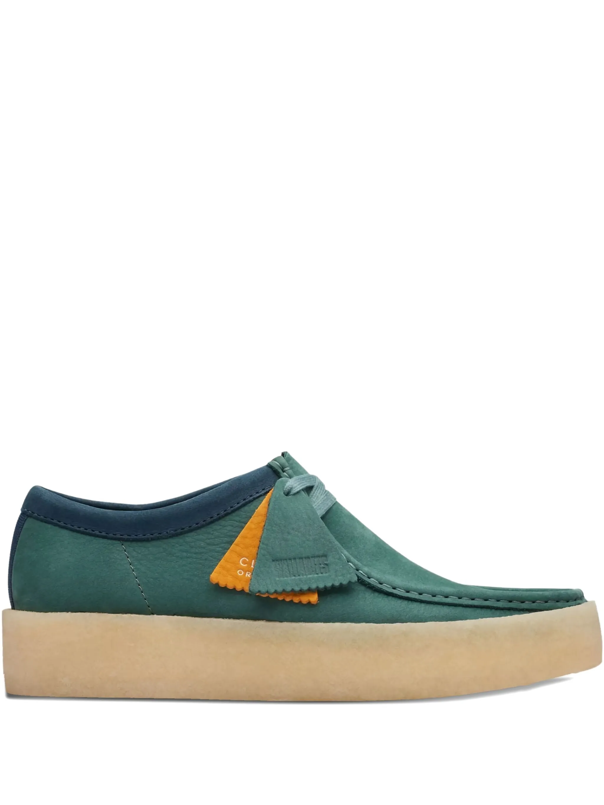 

Ботинки Wallabee Cup на шнуровке Clarks Originals, зеленый
