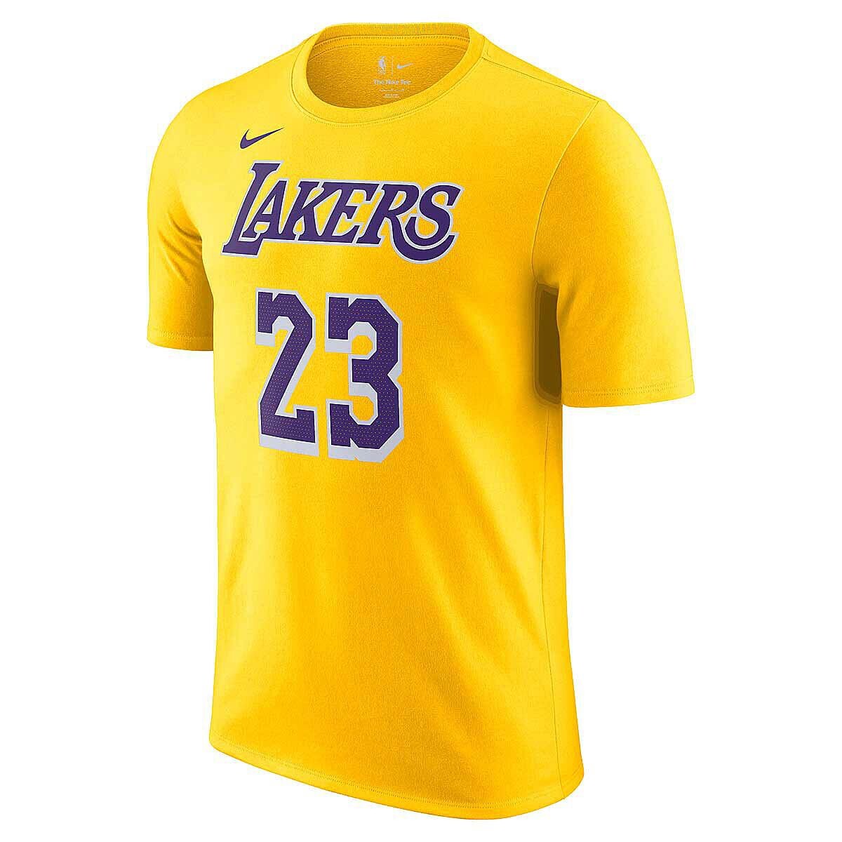 

Футболка NBA LOS ANGELES LAKERS ICON N&N T-SHIRT LEBRON JAMES Nike, цвет Gelb/Lila