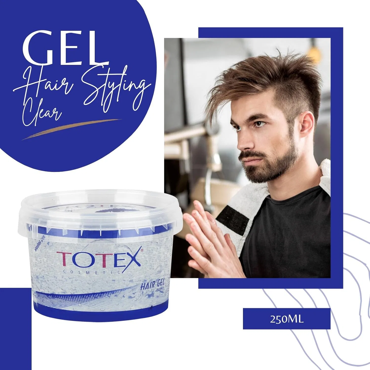 Гель для укладки волос Totex Extra Strong, 250 мл Totex — фото 4