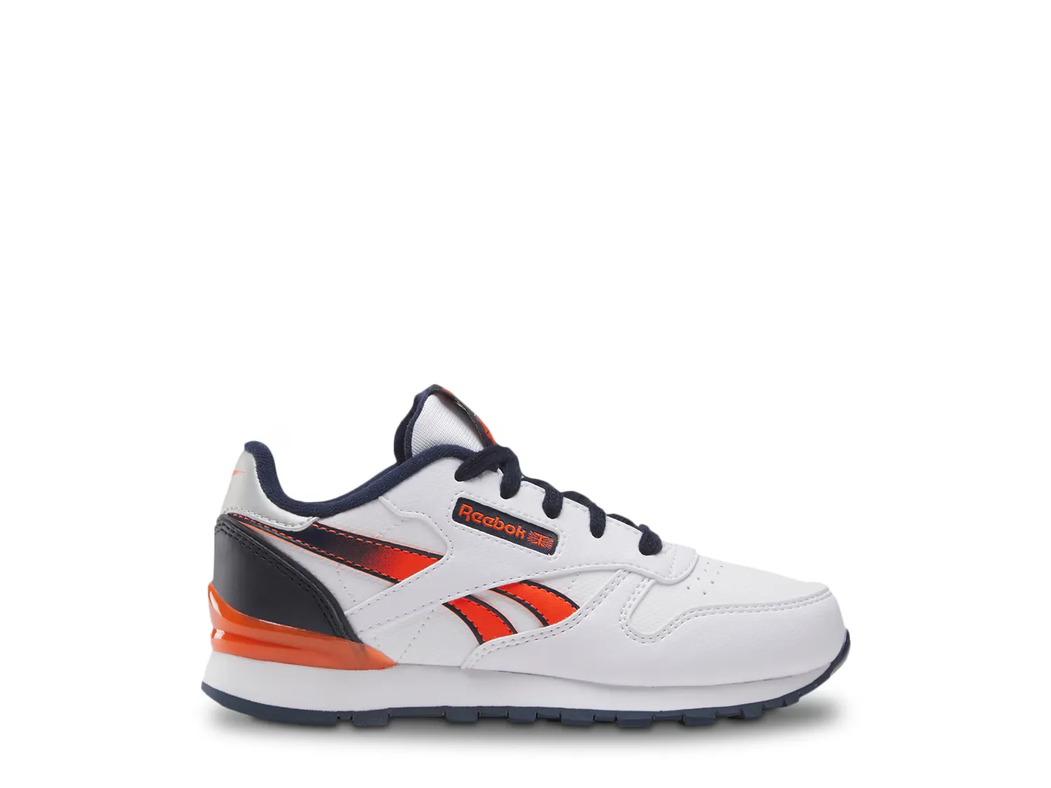 

Кроссовки Classic Leather Step 'N' Flash Sneaker Reebok, белый/темно-синий
