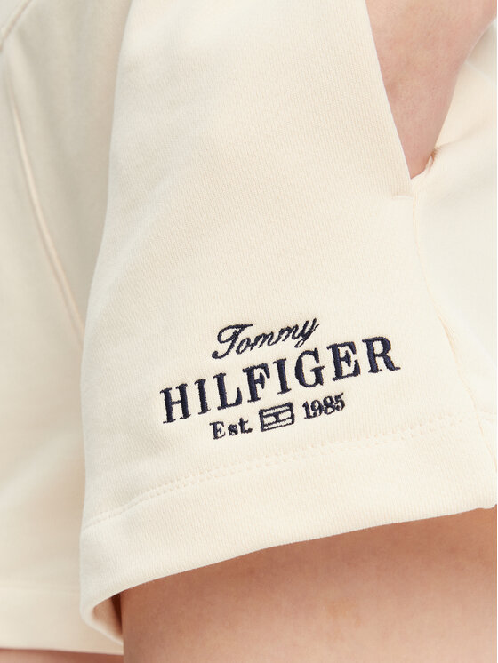 Спортивные шорты обычного кроя WW0WW45518 Tommy Hilfiger, бежевый — фото 4